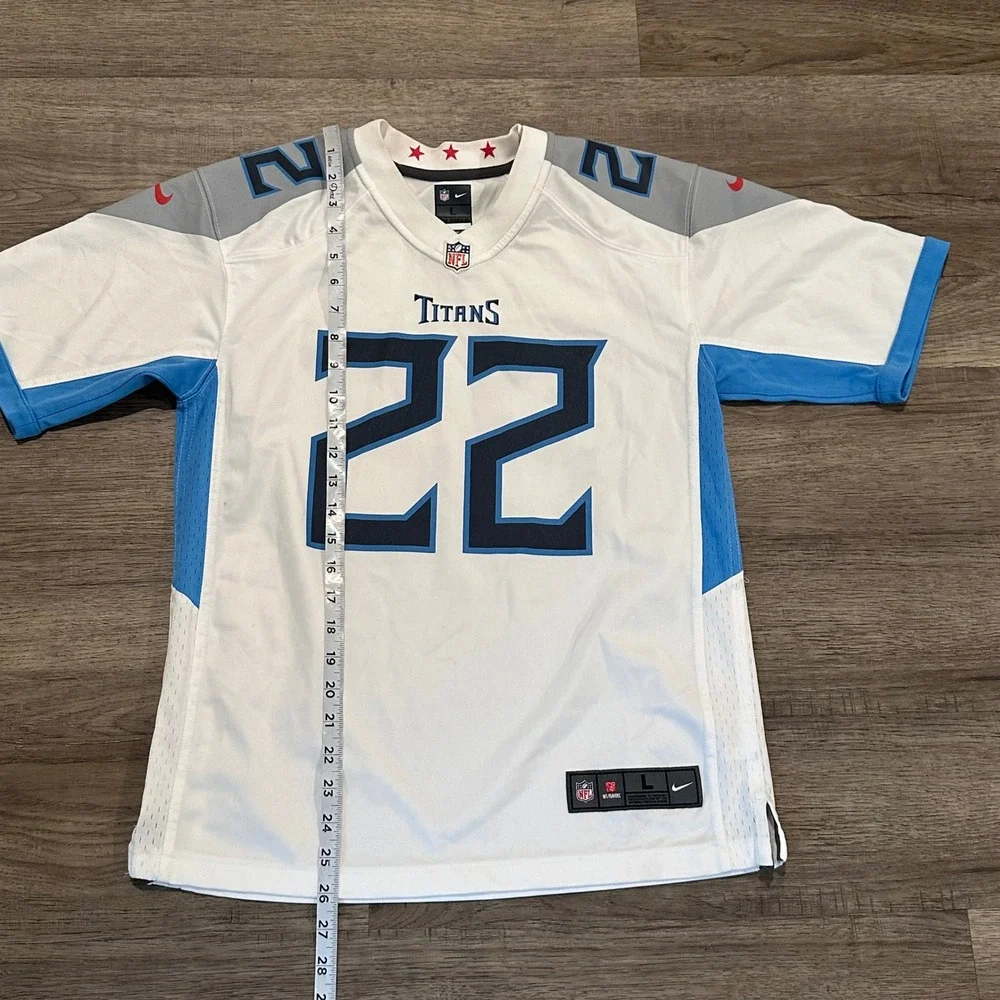 Nike Tennessee Titans Derrick Henry #22 Jersey Youth Large 14/16 White On Field